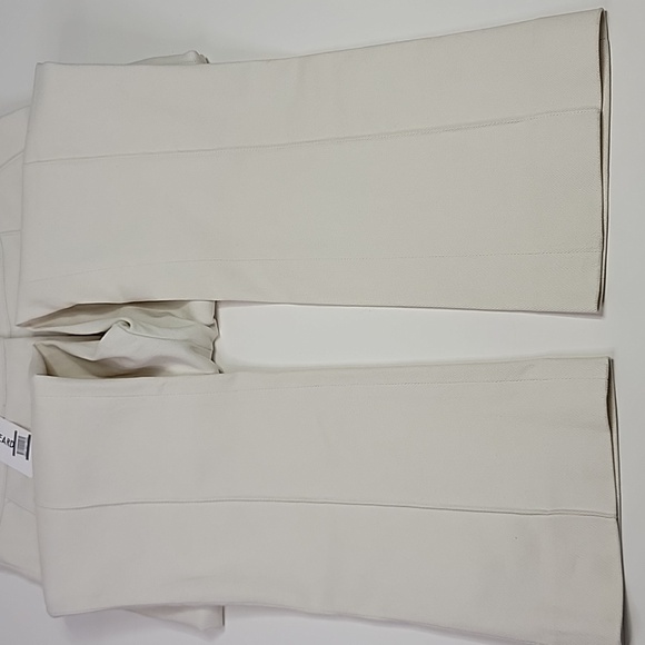 VERONICA BEARD NWT KIMRA CROPPED PANTS ECRU  Size 10 - Picture 10 of 15